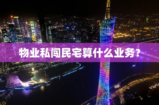 物业私闯民宅算什么业务？