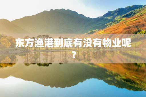 东方渔港到底有没有物业呢？