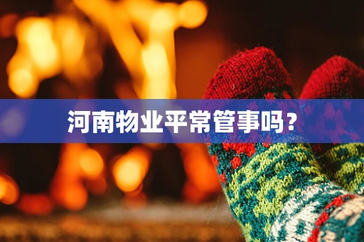 河南物业平常管事吗？