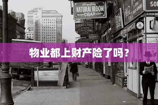 物业都上财产险了吗？