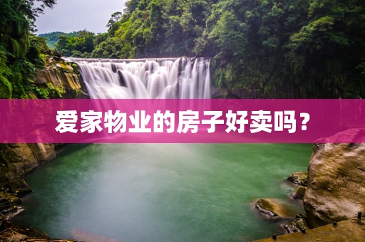 爱家物业的房子好卖吗？