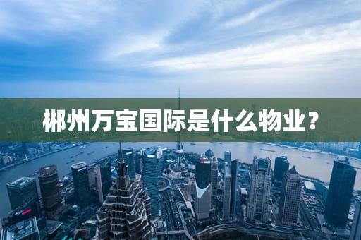 郴州万宝国际是什么物业？