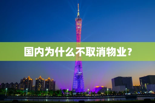 国内为什么不取消物业？