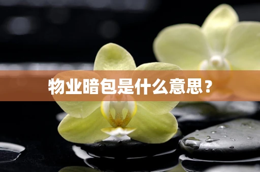 物业暗包是什么意思？