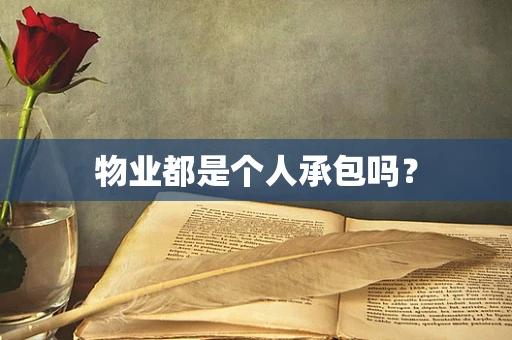 物业都是个人承包吗？