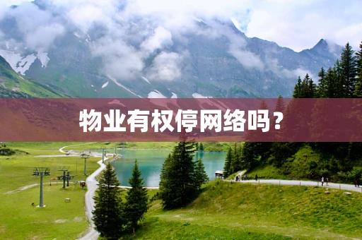 物业有权停网络吗？