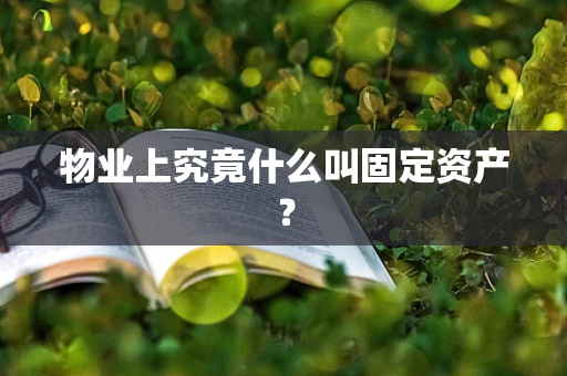 物业上究竟什么叫固定资产？