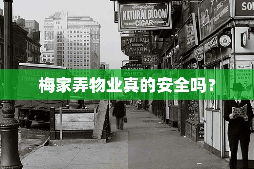 梅家弄物业真的安全吗？