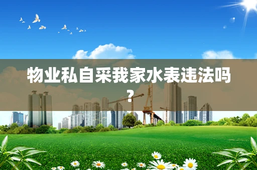 物业私自采我家水表违法吗？