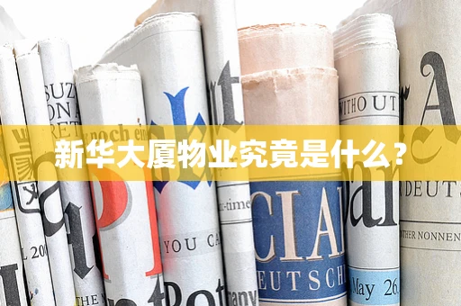 新华大厦物业究竟是什么？