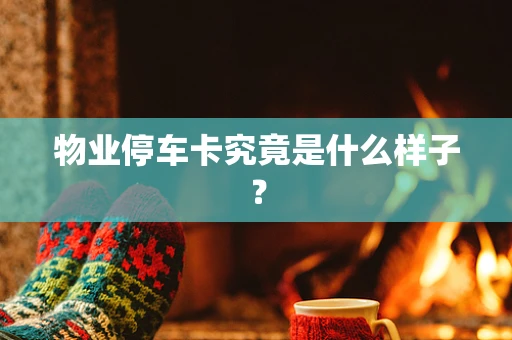 物业停车卡究竟是什么样子？