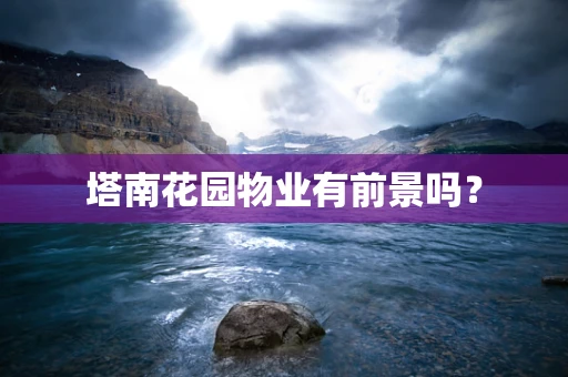 塔南花园物业有前景吗？