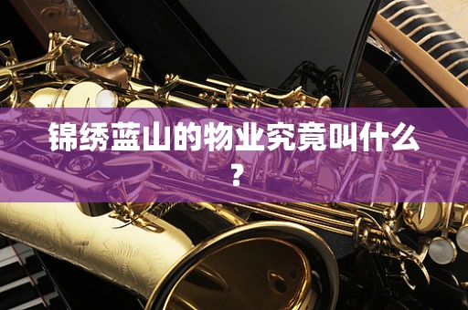 锦绣蓝山的物业究竟叫什么？