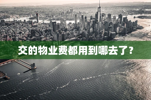 交的物业费都用到哪去了？