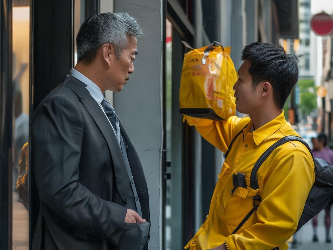 物业打外卖员，这犯法吗？