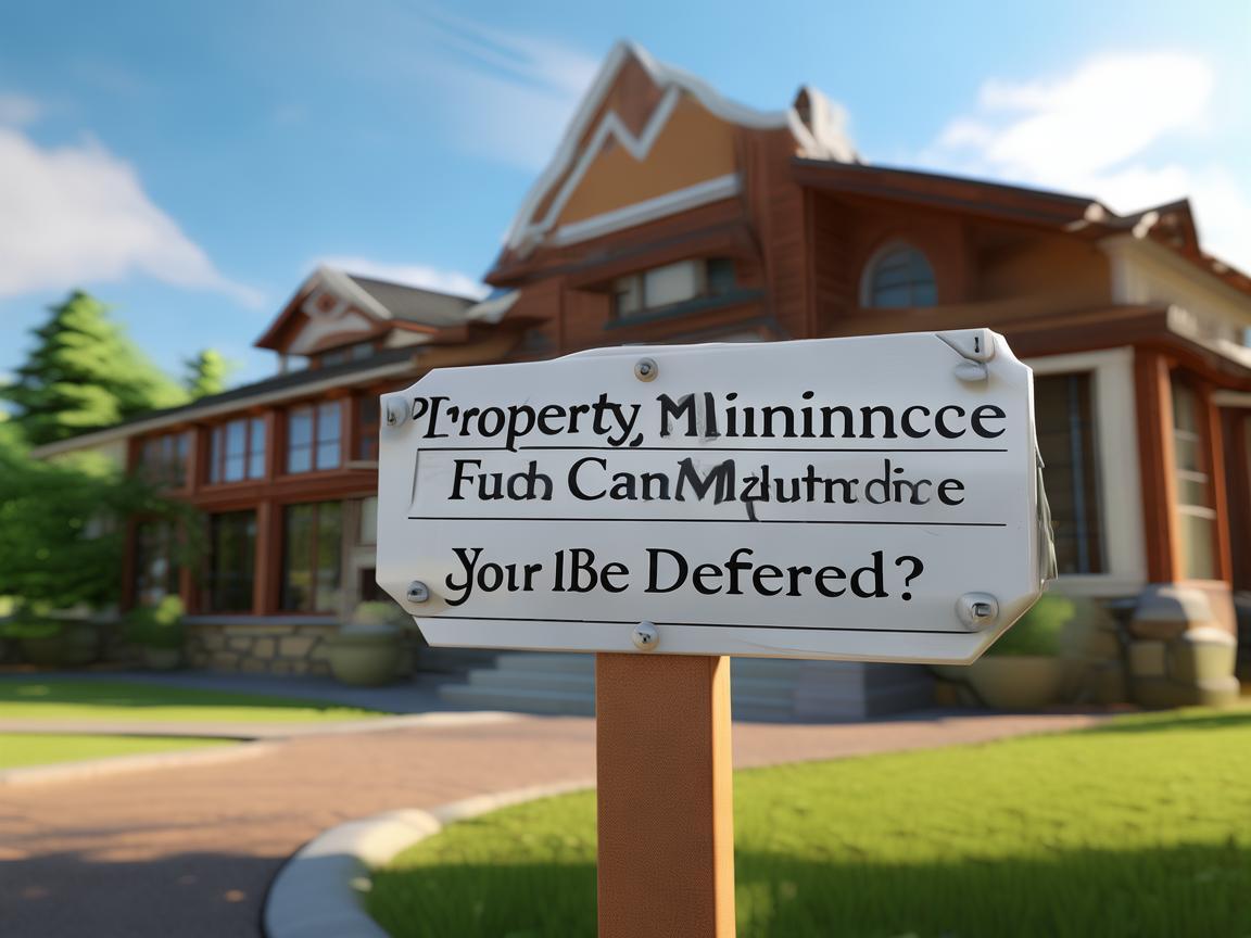 物业维修基金可以缓交吗？